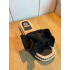 Zwarte strik slipper givana
